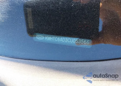 2012 Hyundai Veloster Base W/Red/Black из США, поврежденный, VIN KMHTC6AD3CU053566